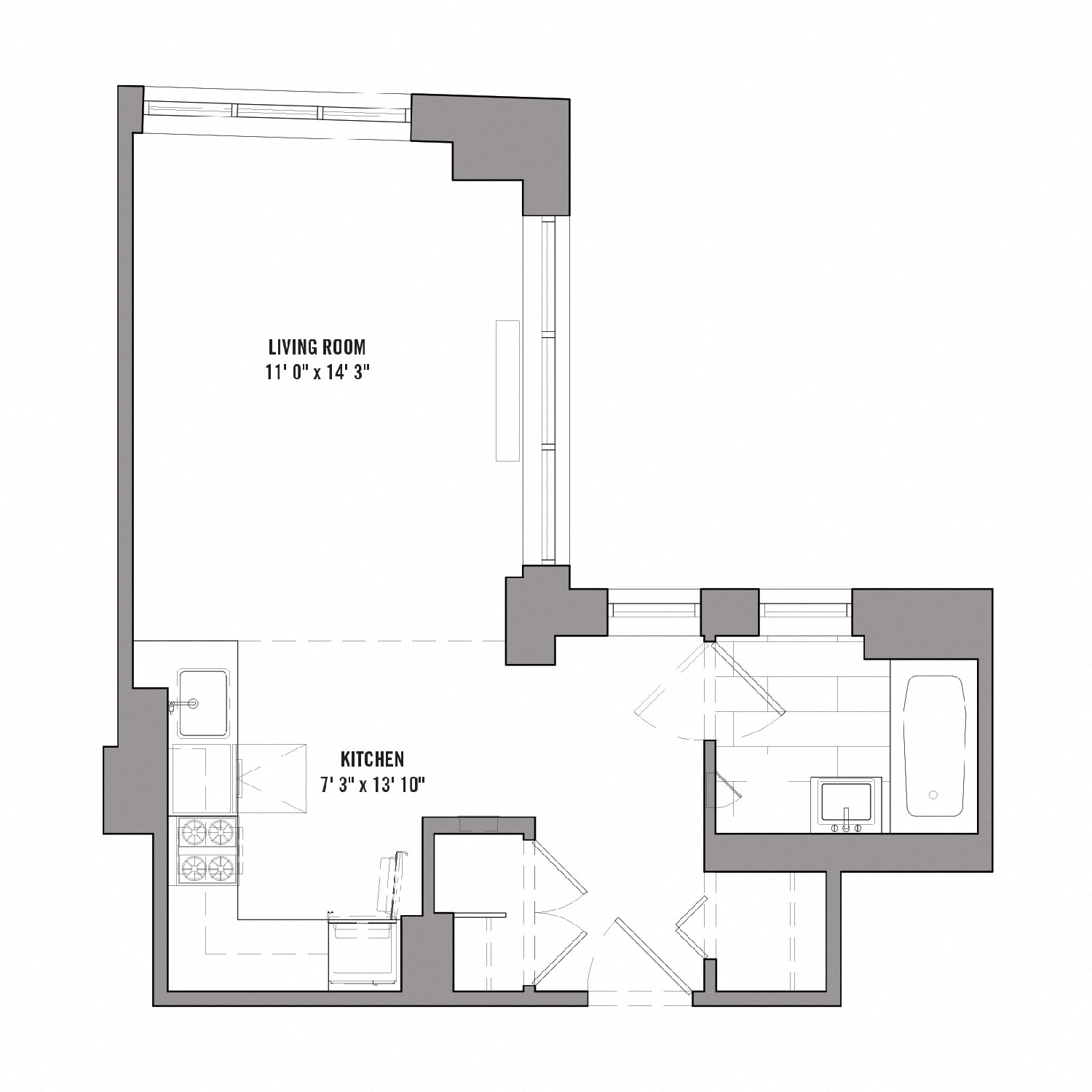 Floor plan layout diagram for SB
